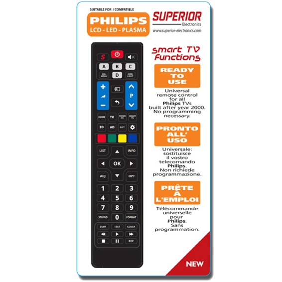 Univerzalni daljinski upravljač za Philips TV prijemnike