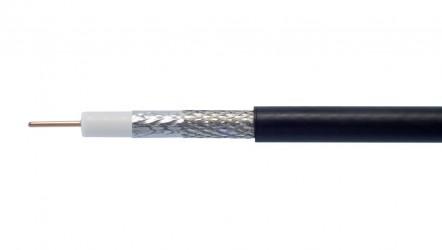 COAX kabel 5 mm 75 ohm RECBER DSR80AL PE CRNI – BAKAR – UV RESISTANT / 1 metar