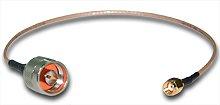 AirLive RG316-SNM-30, Kabel 30cm, SMA na Ntype