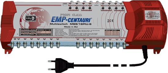 MULTISWITCH 9/16 aktiv (2 SATELITA/16 APARTMANA) PROFI LINE