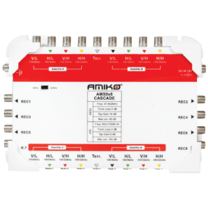 Multiswitch Amiko 9/8 sa dodatnim napajanjem, kaskadni