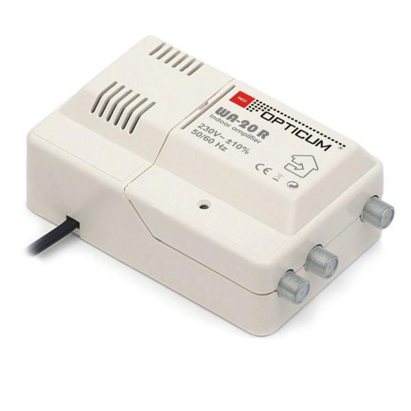 POJAČALO SOBNO 2 izlaza / 26DB, REGULACIJA OPTICUM WA-20R